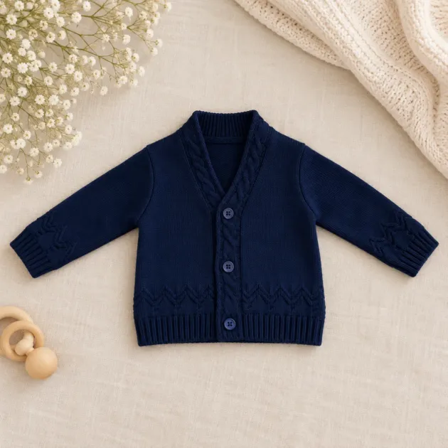 Cardigan bimbo blu