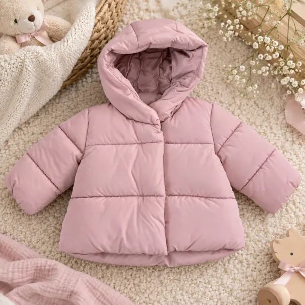 Giubbino bimba rosa