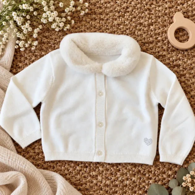 Cardigan bimba Natale