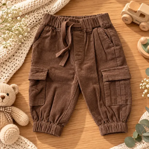 Pantalone bimba velluto